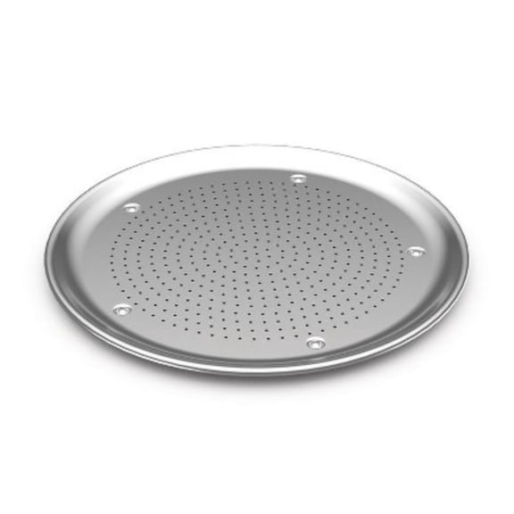 Naturals Large Pizza Pan: Aluminum Round Pizza Tray, Oven-Safe, Hand Wash, 16" Silver Baking Pan