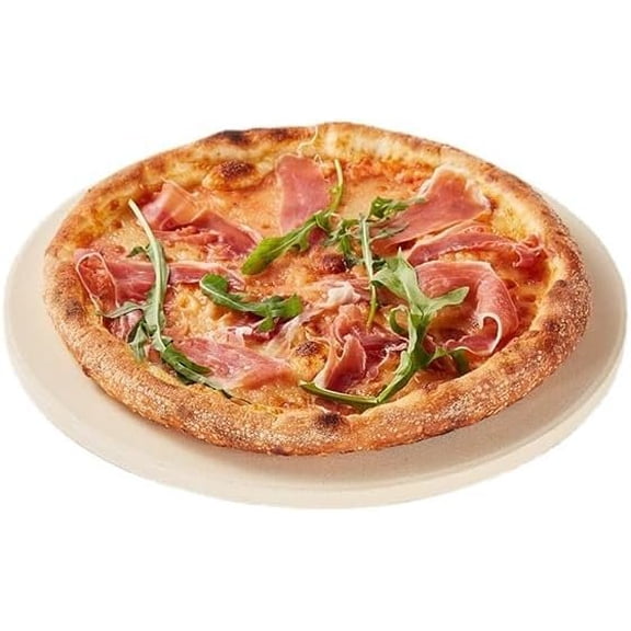 Large Pizza Stone Round 15", Heavy Duty Cooking Stone for Grill, Baking Pizza Stone for bread, Ideal for Grilling Baking Several Sizes of Pizzas