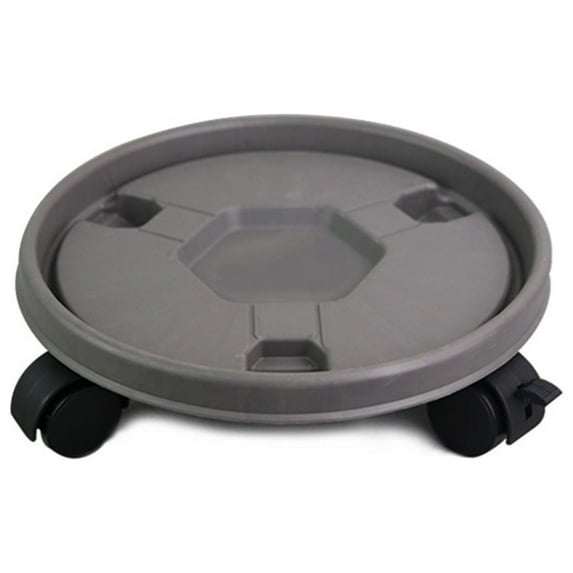 Large Plant Caddy with Wheels 10.3" Rolling Plant Stands Heavy-duty Plastic Plant Roller Base Pot Movers Plant Saucer on Wheels Indoor Outdoor Plant Dolly with Casters Planter Tray Rolling Plant Stan
