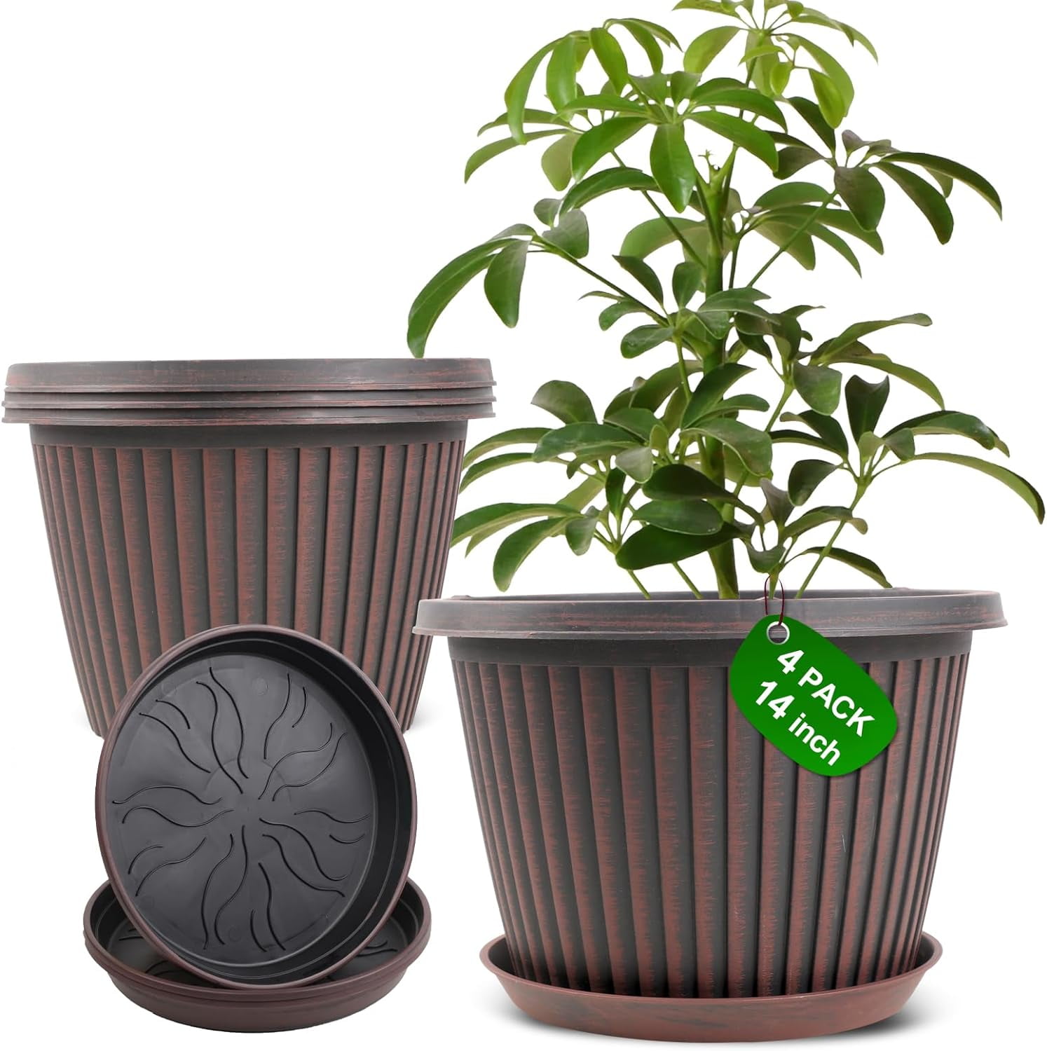 white terracotta plant pots Standard white granite terracotta pot – Jardineries Botanix main image 0