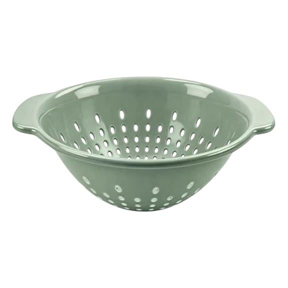Large Plastic Colander, 12.6" Kitchen Food Strainer Basket, BPA-Free Washing Bowl, Heavy Duty Kitchen Colander, Multipurpose Pasta Rice Strainer, Dishwasher Safe Kitchen Drain Basket, Green