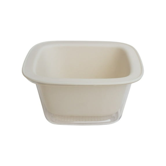 Large Plastic Drainage Basket for Kitchen Vegetable and Fruit Washing, Food Storage, Multi-Scenario Use, Durable and Easy-to-Clean Food Grade Draining Basket