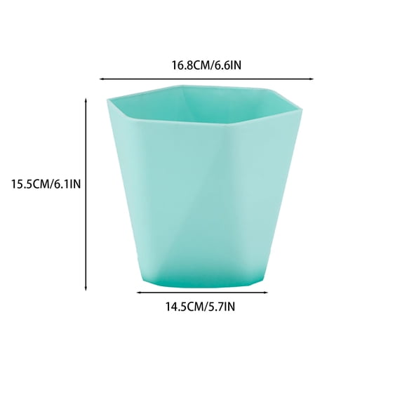 Large Plastic Flower Pot for Plants with Drainage Hole | Thickened Balcony Planter | Indoor Outdoor Garden Decor | Set of 1