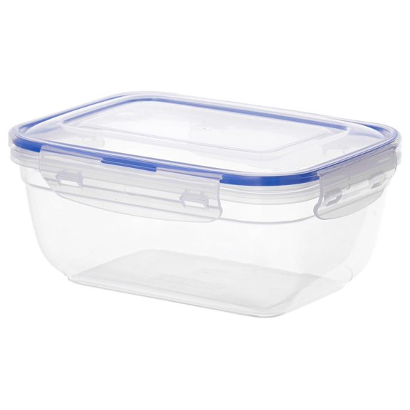 Large Plastic Food Storage Container with airtight Lid for Pantry, Fridge- 20 Cup, 160 Oz- BPA Free, Leakproof Sealed Container- Microwave, Dishwasher and Freezer Safe (5 Quart)
