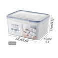 thumbnail image 1 of Large Plastic Food Storage Containers for Fridge | Fruit & Vegetable Organizer Bins with Removable Colander & Airtight Lid | 1-Piece for Kitchen, Freezer & Pantry Organization, 1 of 8
