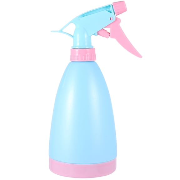 Large Plastic Hand Pressure Spray Bottle for School Storage Container (Blue)