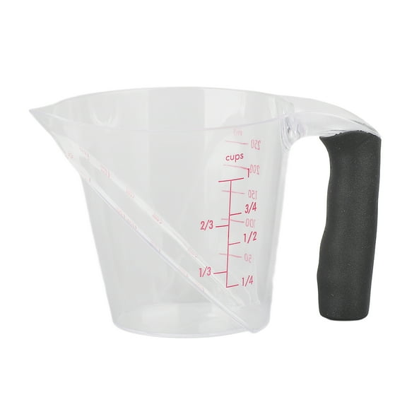 Large Plastic Measuring Container, Food Grade Measuring Cup For Safe Use, Pour Measuring Without Spillage, Transparent Design, 250ml Capacity For All Your Mixing Needs