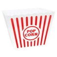 thumbnail image 1 of Large Plastic Popcorn Tubs 8.75x8.75 inches Empty Containers for Home Kitchen Food Buckets Serving Snacks Theater Movie Night Summer Birthday Party Favors Table Decoration Gift Supplies, 1 of 7