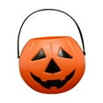 thumbnail image 1 of Large Pumpkin Bucket - Halloween Pumpkin Trick or Treat Buckets for Kids, Portable Large Capacity Jack O Lantern Pumpkins Candy Holder for Halloween Home Decor, 1 of 5