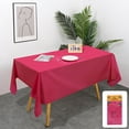 thumbnail image 1 of Large Plastic Rectangle Table Cover Cloth Wipe Clean Disposable Party Tablecloth 72x54 Inches, 1 of 7
