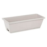 Large Rectangular Planter Box with Drainage Raised Garden Bed for Outdoor Indoor Flowers Vegetables Herbs Balcony Patio Yard Home Gardening Container with Tray