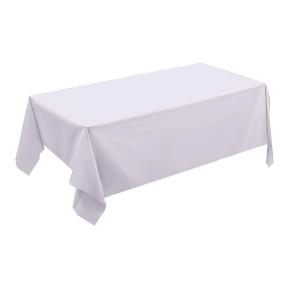 Large Plastic Rectangular Tablecloth to Clean The Party Tablecloth
