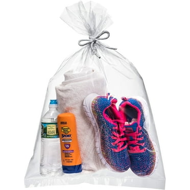 Large Plastic Storage Bags Poly Bags - 15" X 18", 3 Gallon, 30 Counts