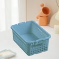 thumbnail image 1 of Large Plastic Storage Basket, Sundry Organizer with Handles, Stackable for Fruits and Magazines, Ideal for Kitchen and Living Room, 1 of 6