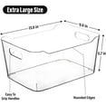 thumbnail image 1 of Large Plastic Storage Bins for Kitchen, Pantry, Fridge, Laundry &, 1 of 5