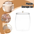 thumbnail image 1 of Large Plastic Storage Jar with Lid – 2.2-18L Clear Cookie & Candy Container, Airtight Food Canister for Kitchen, Pantry & Home, 1 of 8
