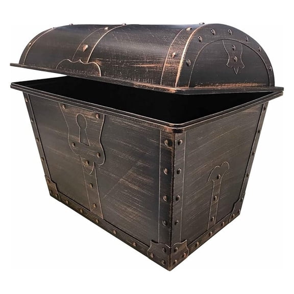 Large Plastic Treasure Chest Classroom Rewards Pirate Party Goody Box (TCR8759) (Pack of 1)