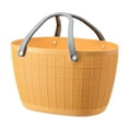 thumbnail image 1 of Large Plastic Woven Style Hand Basket, For Home Laundry Shopping Outdoor, Versatile Storage Carry Basket, 1 of 6