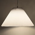 thumbnail image 1 of Large Pleated Lamp Shade for Arc/Arched Floor Lamps Replacement spider lampshade 5.9"Top X 21.5"Bottom X 13.8"High-White, 1 of 10