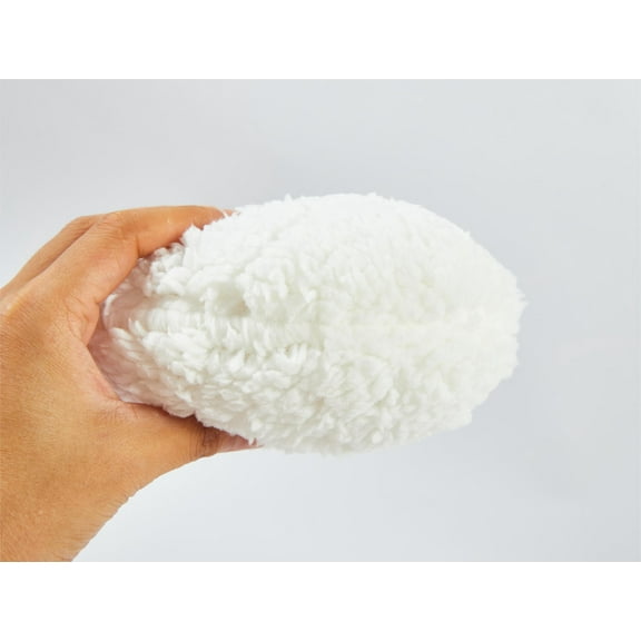 Large Plush Body Puff, Soft Reusable Face Body Powder Puff Dusting Powder Puff Washable Loose Powder Puffs for Face Powder Body Makeup Tool (White)
