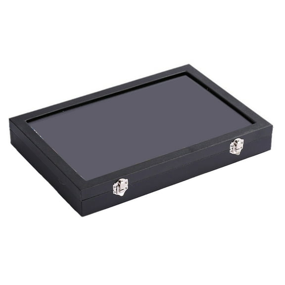 Stable Pin Display Box Delicate Jewelry Pin Storage Case Plush Lined Large Display Frame for Collectors