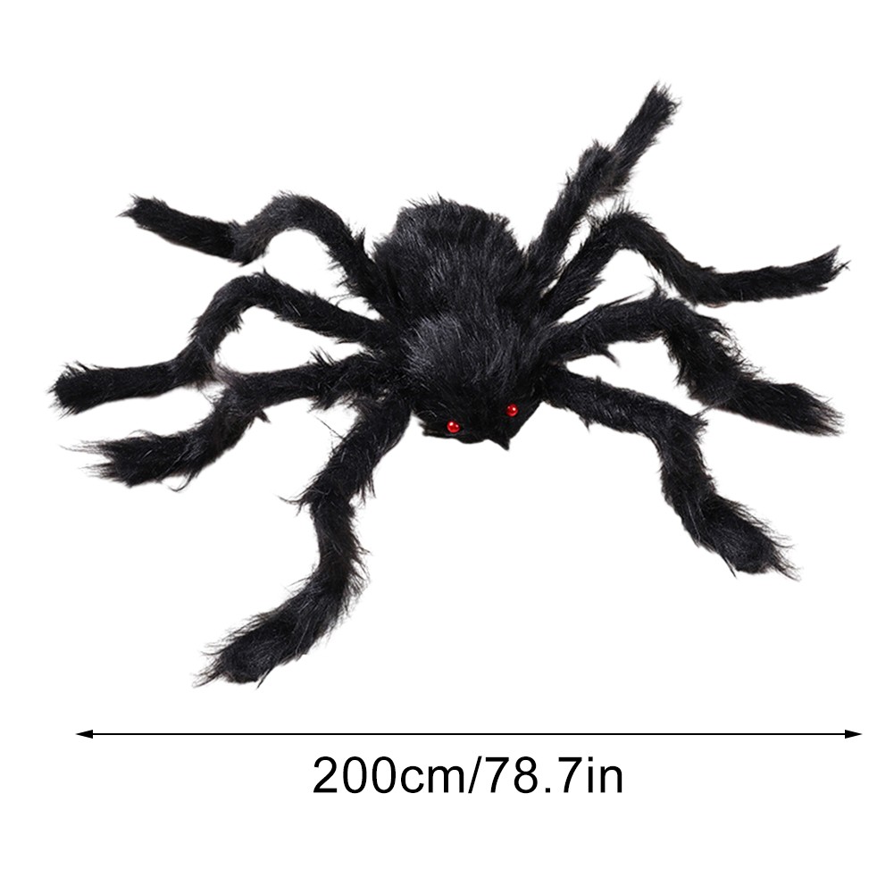 Large Plush Spider Horror Spider Toy Halloween Simulation Spider Toy