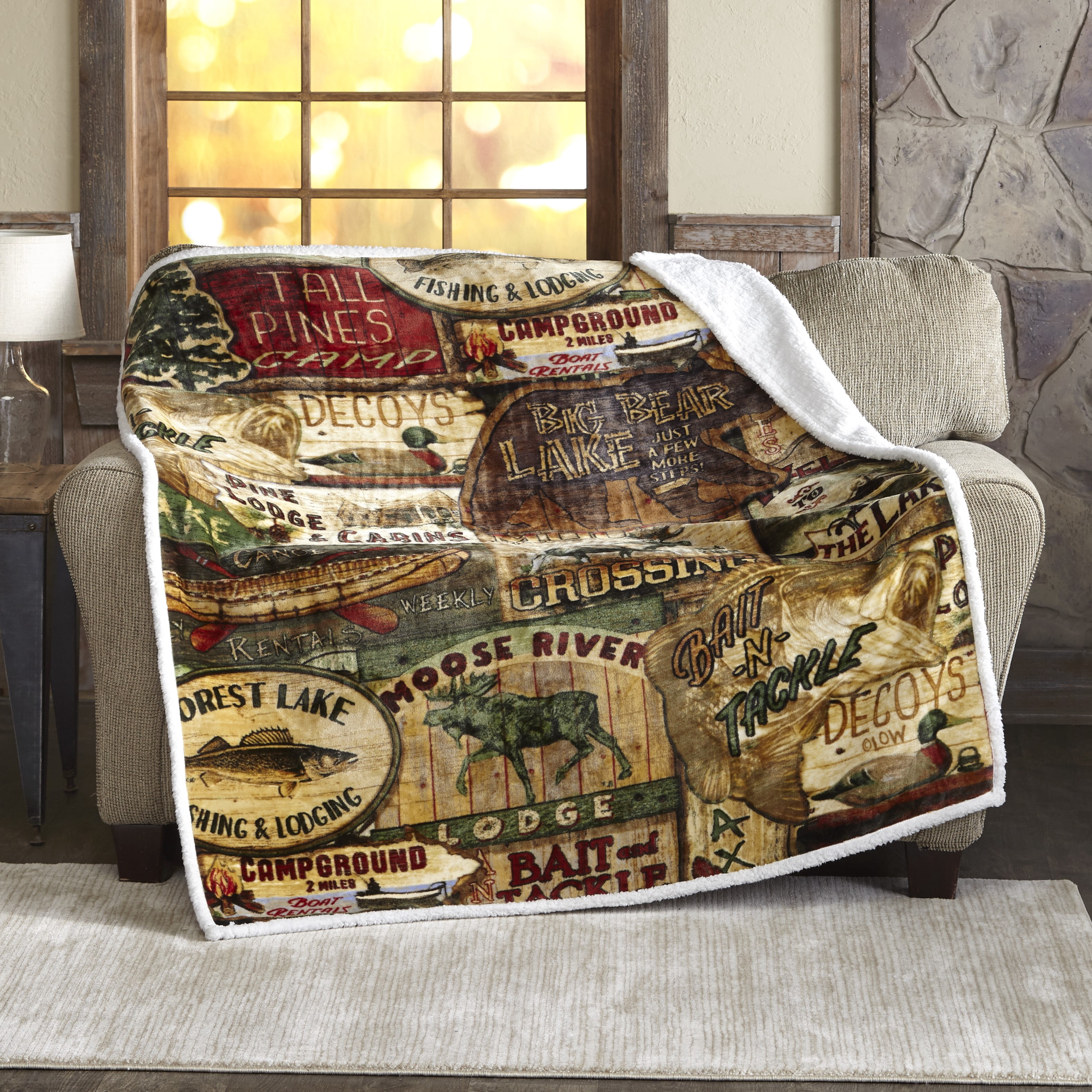 ugg sherpa blanket in lodge