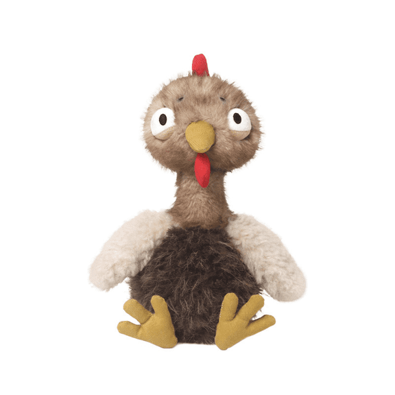 Large Plush Turkey Stuffed Animal 11 in Soft Cuddly Bird Toy, Cute Huggable Gift