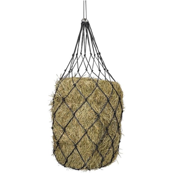 Large Poly Cord Hay Net, Black