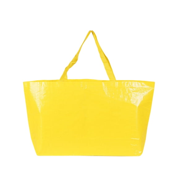 Large Polypropylene Woven Tote Pouch Heavy Duty Reusable Grocery Shopping Tote, Extra Large Waterproof Storage Pouch For Beach Travel Moving Laundry