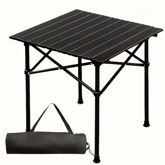 Large Portable Folding Table - W/Storage Bag, Foldable Structure, Reinforced Joints, Weather-Resistant - For Camping/Garden BBQ/Family Use, Camping Equipment, Picnic Seating Solution