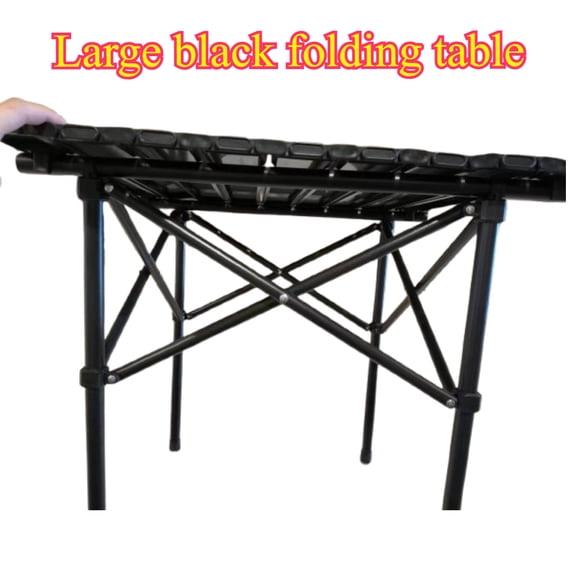 Large Portable Folding Table with Storage Bag, Ideal for Indoor Terrace, Outdoor Camping, Picnics, Backyard Barbecues, and Parties