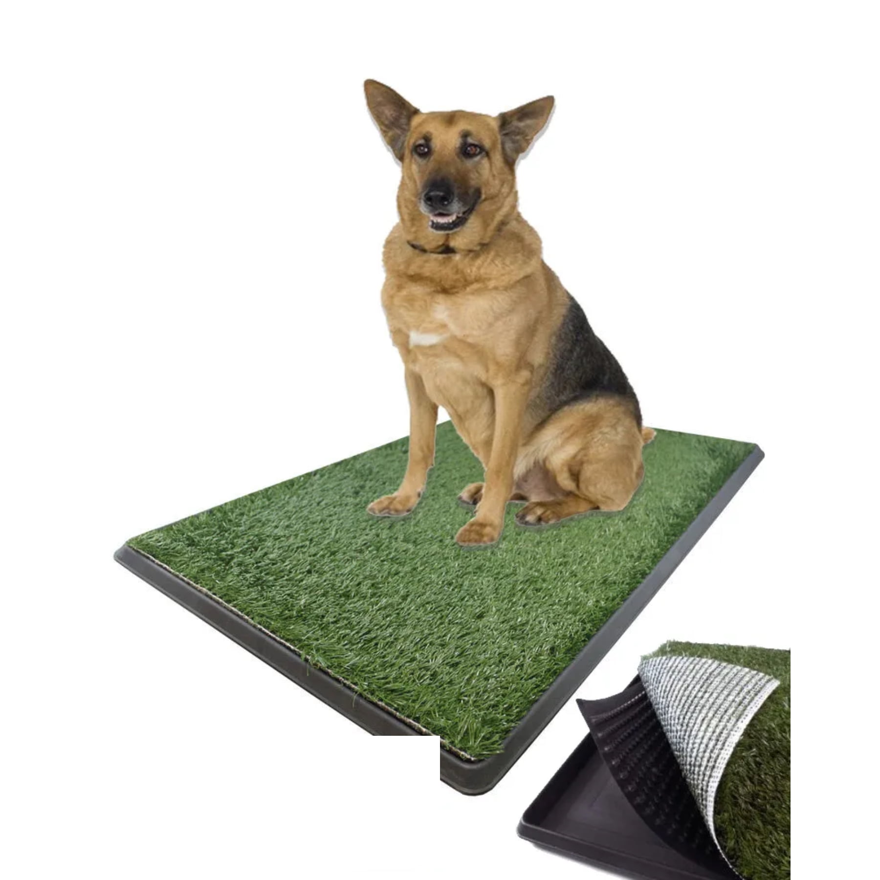 CartzEmpire Large Portable Pet Grass Potty Patch for Indoor and Outdoor Walmart