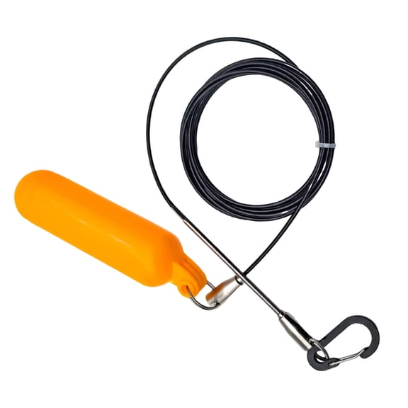 Large Portables Fishing Gear Stainless Steel Fish Stringer with Float for Anglers Enthusiasts