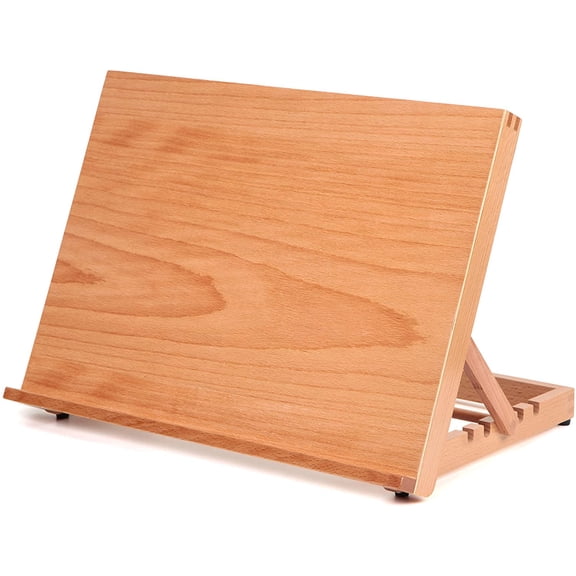 Large-Position Wood Drafting Table Easel Drawing and Sketching Board,