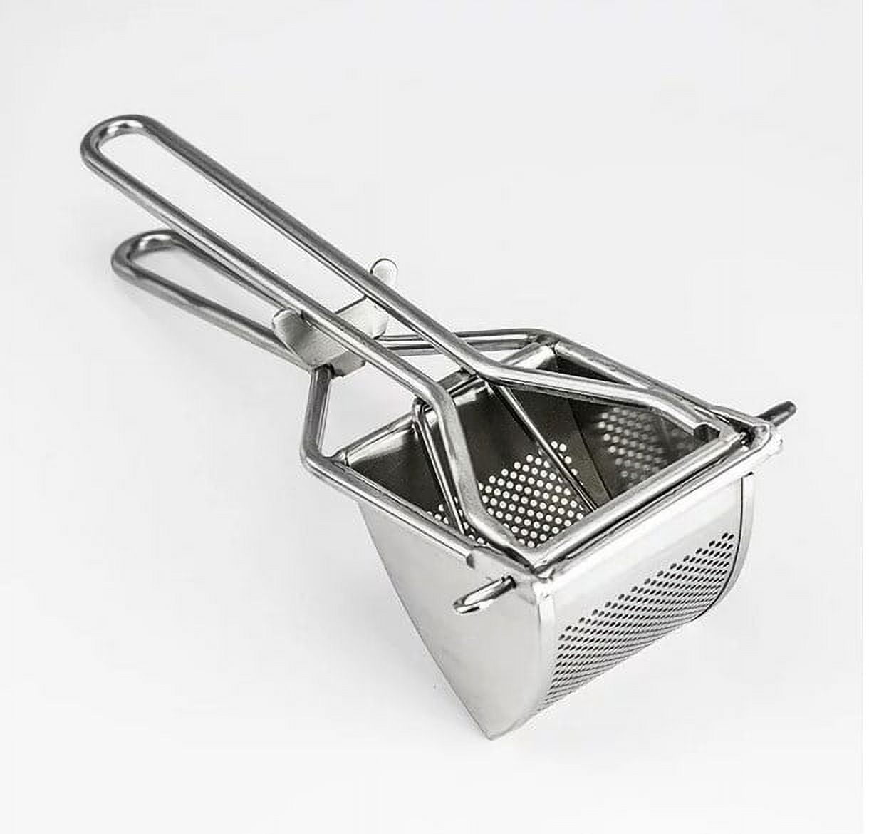 Large Potato Ricer, Heavy Duty Stainless Steel Potato Masher and Ricer