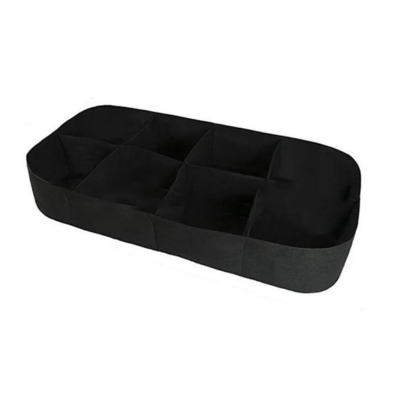 Large Pots for Plants Black Storage Bags Multi-Pocket Design Cube Shape Container Multiple Compartments Durable Cloth Vegetable Flower Growing Bag