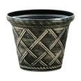 thumbnail image 1 of Large Pots for Plants Outdoor, 9-Inch Thickened Plastic Roman Rattan Design Flower Pot 22.3x18.3cm for Balcony, Planter Pots for Outdoor Plants, 1 of 6