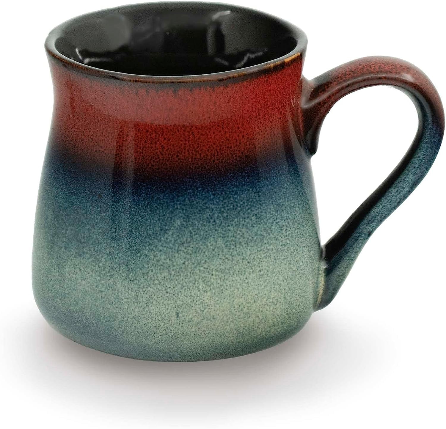 Turquoise Pottery Mug, Ceramic Mug, Tall Coffee Mug, Ceramic Coffee Mug,  Latte Mug, Large Tea Mug, Large Tea Cup, Handmade Coffee Mug 