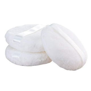 3 Pack Powder Puff, Washable Large Body Powder Puff, Soft & Fuzzy 3.9Inch 