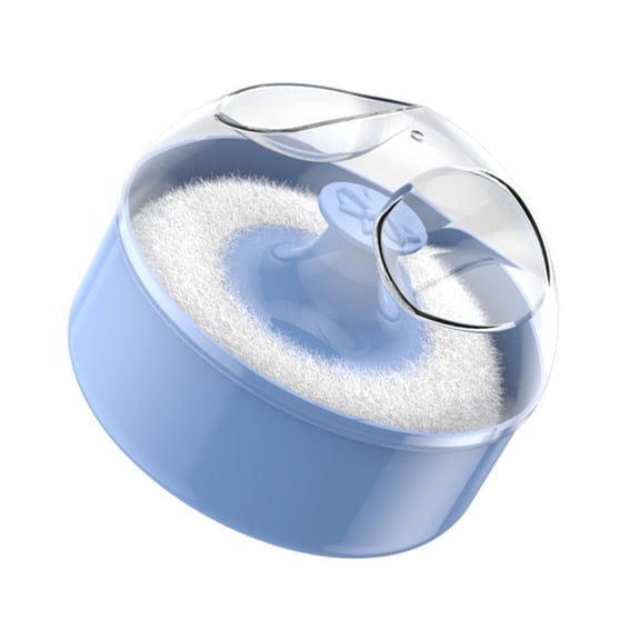 Large Powder Puff with Case Infant Body Powder Puff Empty Loose Powder Box Body Cosmetic Powder Puff & Container