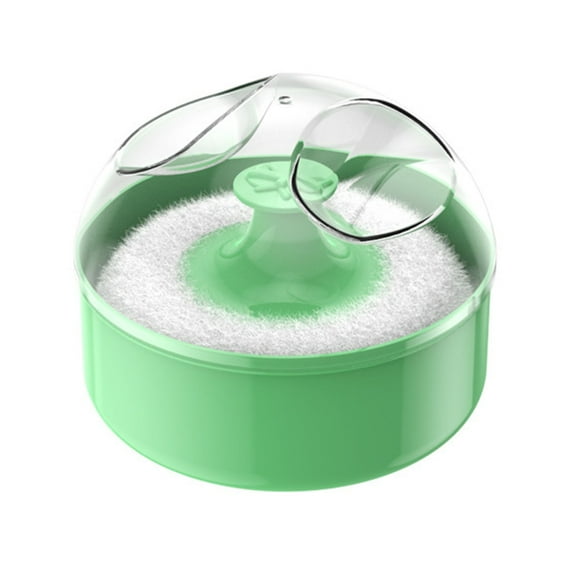 Large Powder Puff with Case Infant Body Powder Puff Empty Loose Powder Box Body Cosmetic Powder Puff & Container