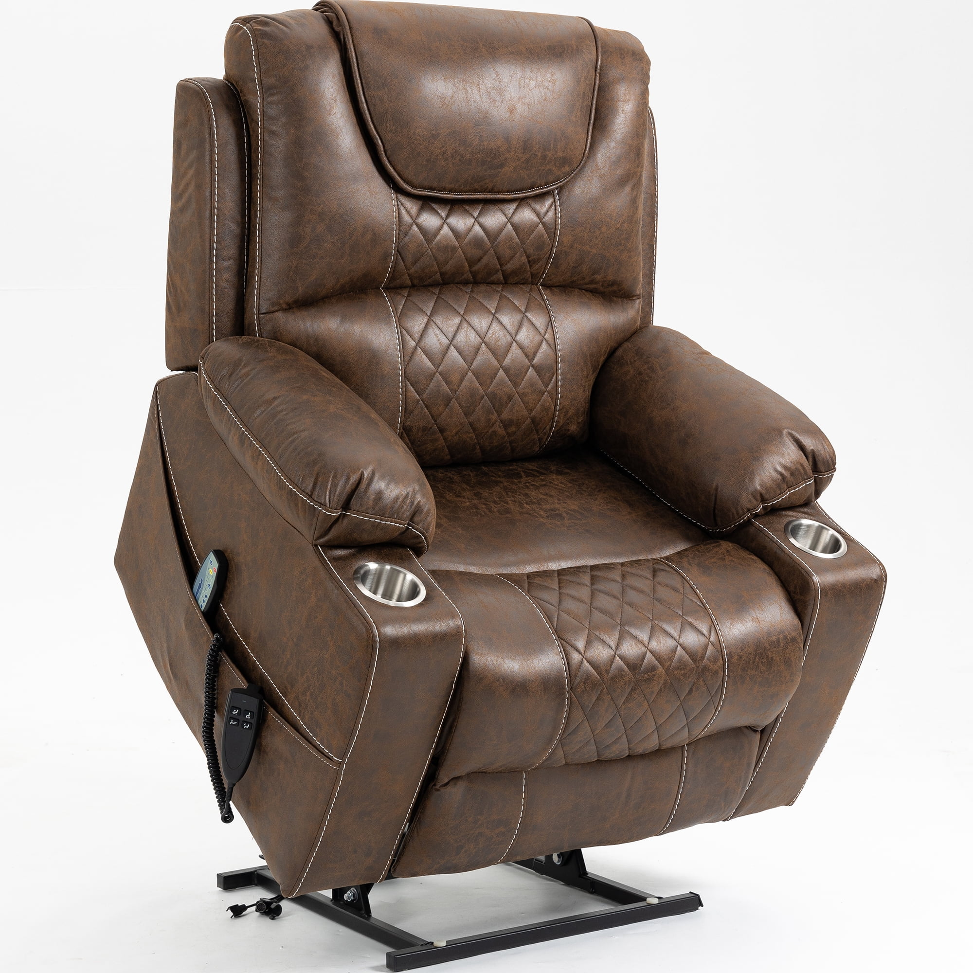 Large Power Lift Recliner Chair for Living Room, Oversized Fabric