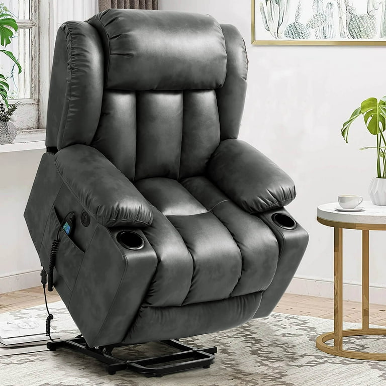 Large Power Lift Recliner Chair with Massage and Heat for Elderly