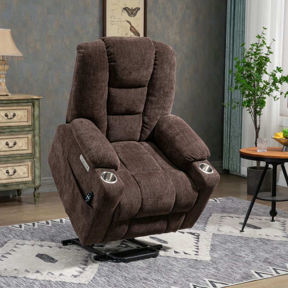 Large Power Lift Recliner Chair with Massage and Heat for Elderly ...