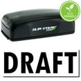 thumbnail image 1 of Large Pre-Inked Draft Stamp with Blue Ink, 1 of 4
