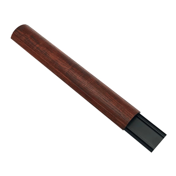 Large Premium Cable Shield Floor Cord Cover | Length: 36" | Color: Cherry | 1 Piece