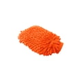 thumbnail image 1 of Large Premium Microfiber Wash Mitt, Soft Scratch-Free Double-Sided Chenille Washing Gloves Perfect for Car Washing and Detailing,Saffron, 1 of 5