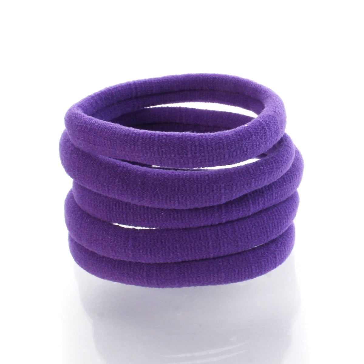 Large Premium Ponytail Hair Bands Purple 1000pcs