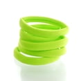 thumbnail image 1 of Large Premium Seamless Ponytail Hair Bands Lime Green 20pcs, 1 of 6